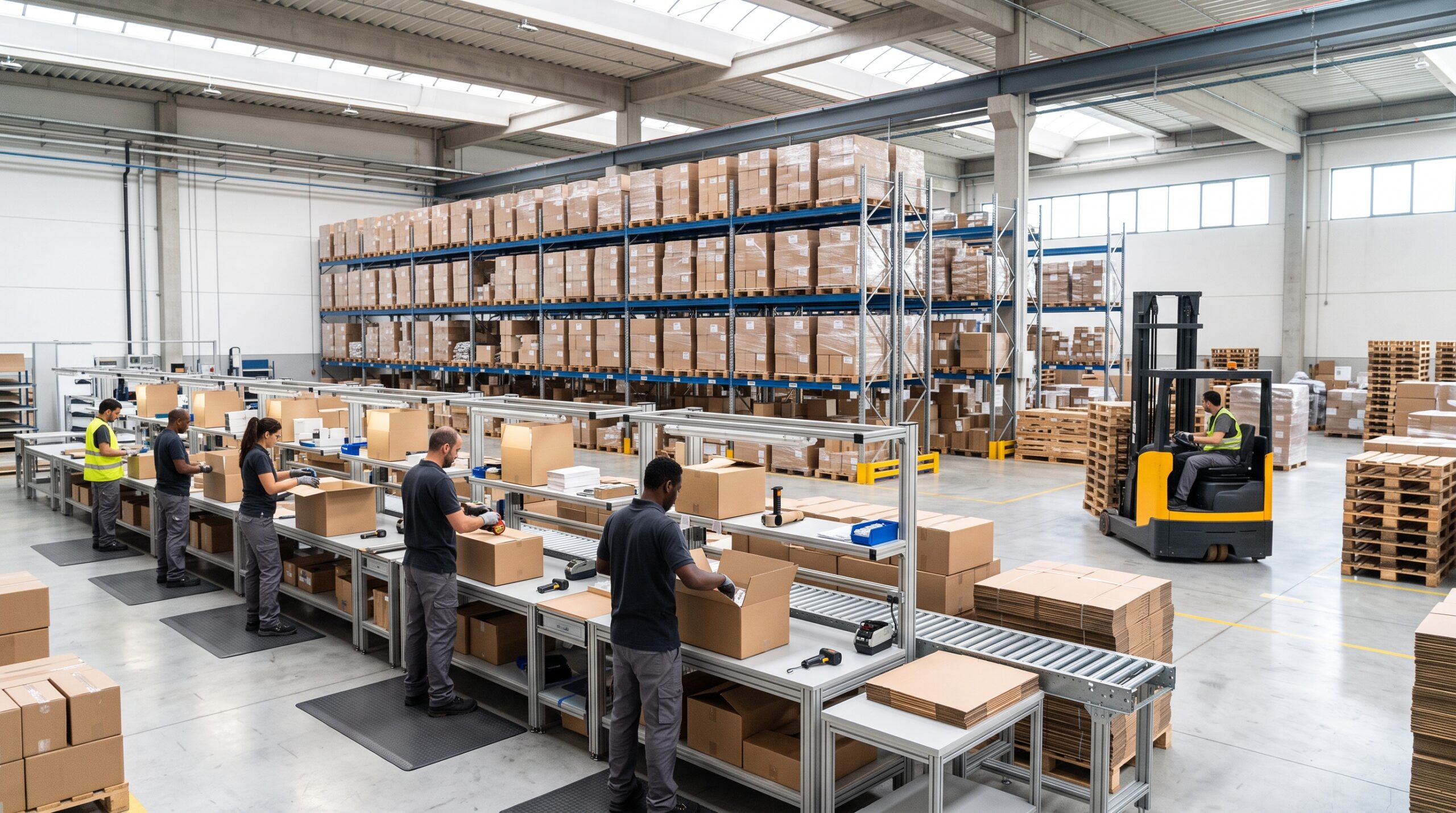 Co-packing e value added logistics: confezionamento, kit ed etichettatura con Lamezia Logistica